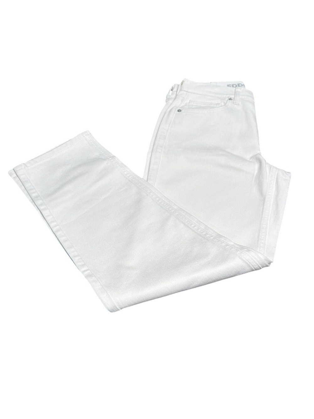 Voyager Eddie Bauer White Straight Leg Jeans Size 2 NWT